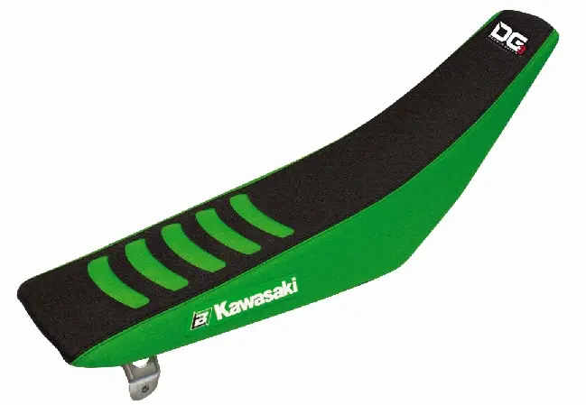BLACKBIRD potah sedla KAWASAKI KXF 250 09-12, KXF 450 09-11 DOUBLE GRIP 3 barva černá zelená ( )