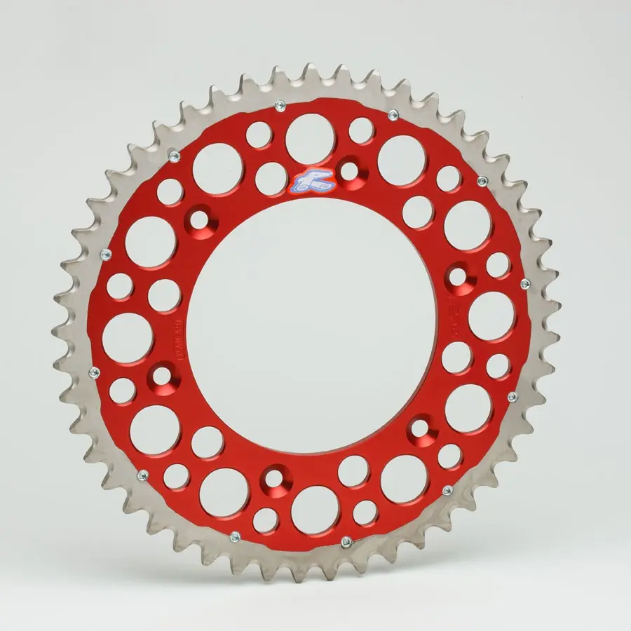 RENTHAL řetězové kolečko zadní TWINRING 289 50 (ocel-hliník) barva červená HONDA CR/CRF (JTR210,50) (28950) ( )