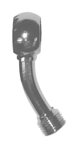 FREN TUBO koncovka brzdové hadice homologovaná průměr 10mm 30° chromovaná ( )