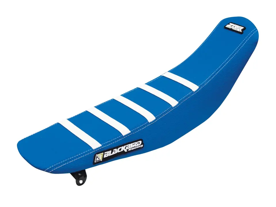 BLACKBIRD potah sedla TM MX/EN 2T/4T 22-23 (ALL MODELS) ZEBRA barva modrá ( )