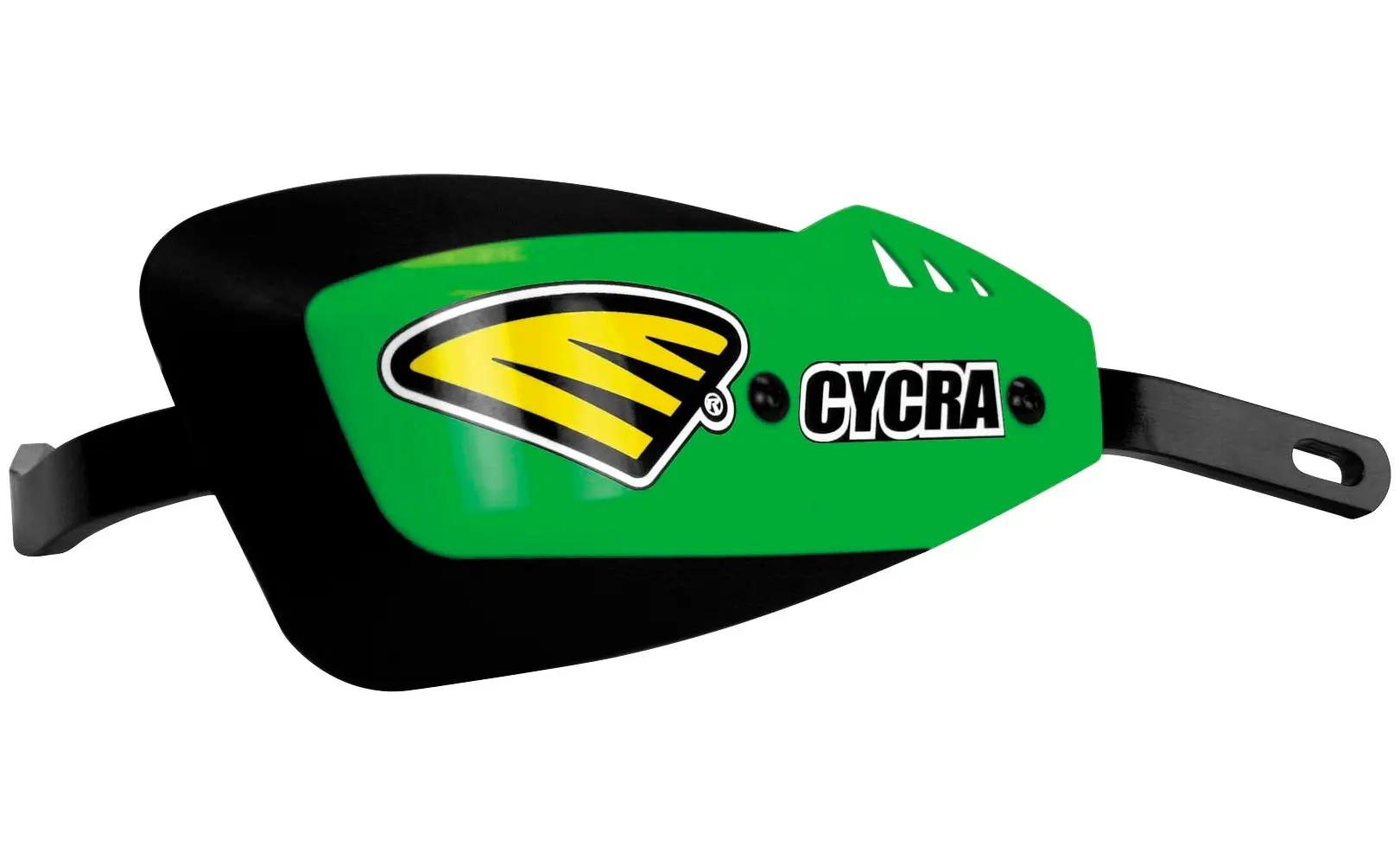 CYCRA výprodej chrániče páček (hliníkový střed) s upevněním (28,6mm - upevnění 1CYC-1156-12 v sadě) model SERIES ONE barva zelená fluo (CYCRA)