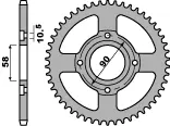PBR zadní řetězové kolo 279 42 C45 HONDA XL 125 VARADERO (01-09), KTM 200 DUKE (12-14) (JTR279.42) (náhrada za 4668 42 JTR273.42) (řetěz 520) (MADE IN