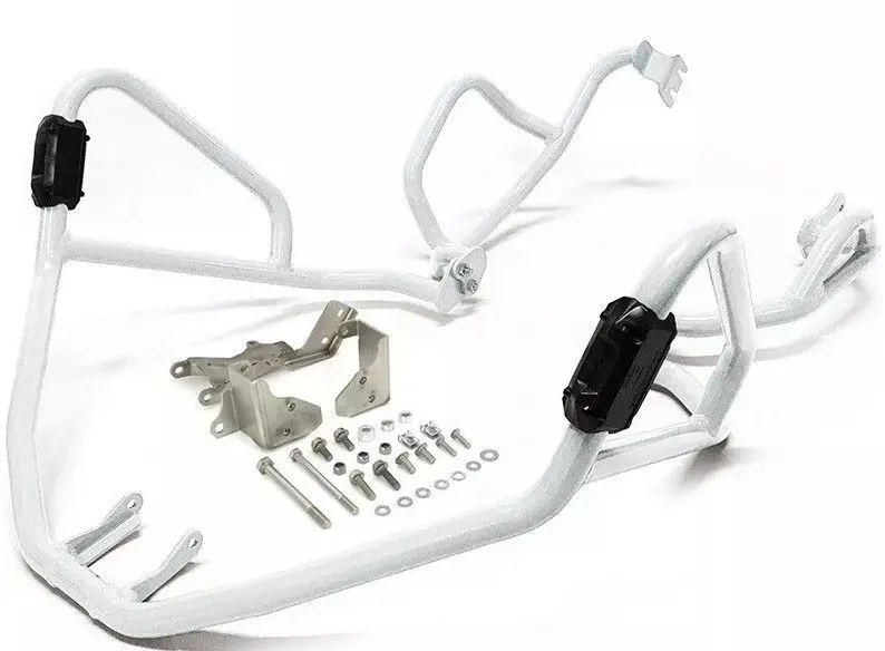 CROSSPRO hliníkové kryty motoru a chladiče HONDA CRF 1000 AFRICA TWIN '16-'19, AFRICA TWIN ADVENTURE SPORT '18-'19 barva bílá ( )