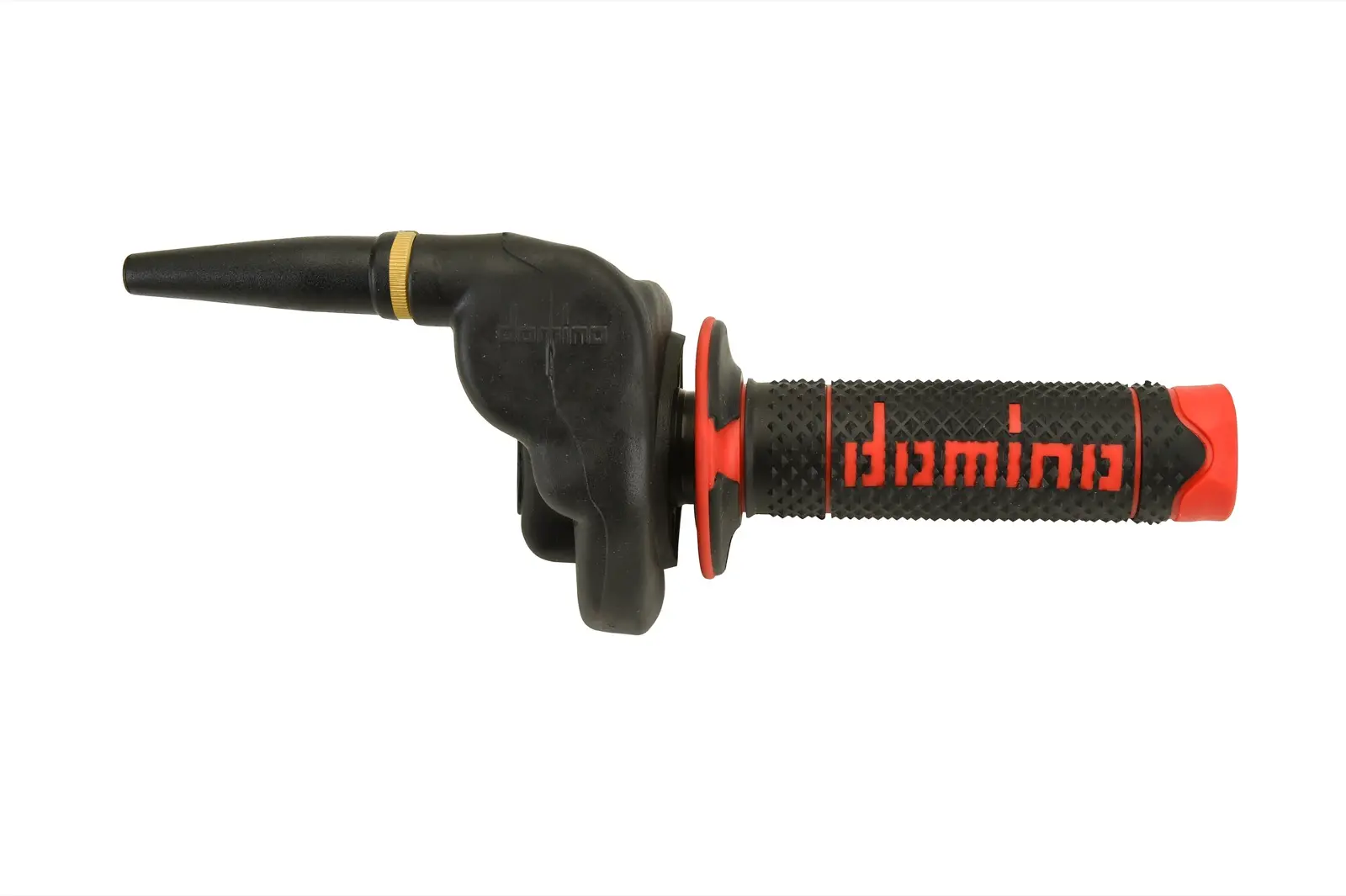 DOMINO plynová rukojeť kompletní 2T univerzální HR CROSS s krytem a rukojeťmi (gripy - A260) barva černá ( )