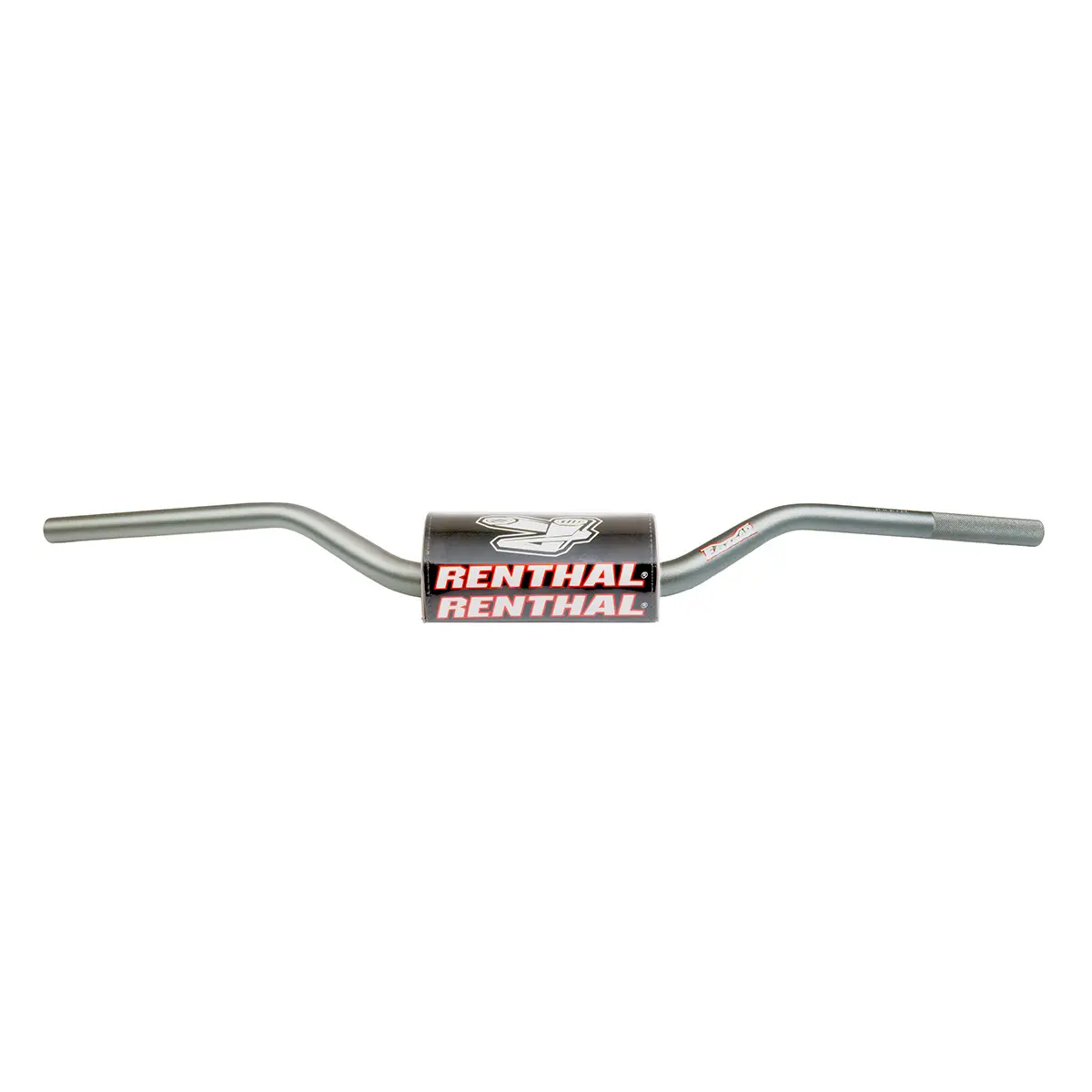 RENTHAL řidítka 1,1/8 (28,6mm) MX FATBAR HANDLEBAR GREY CR HIGH/RICKY JOHNSON barva šedá s chráničem ( )