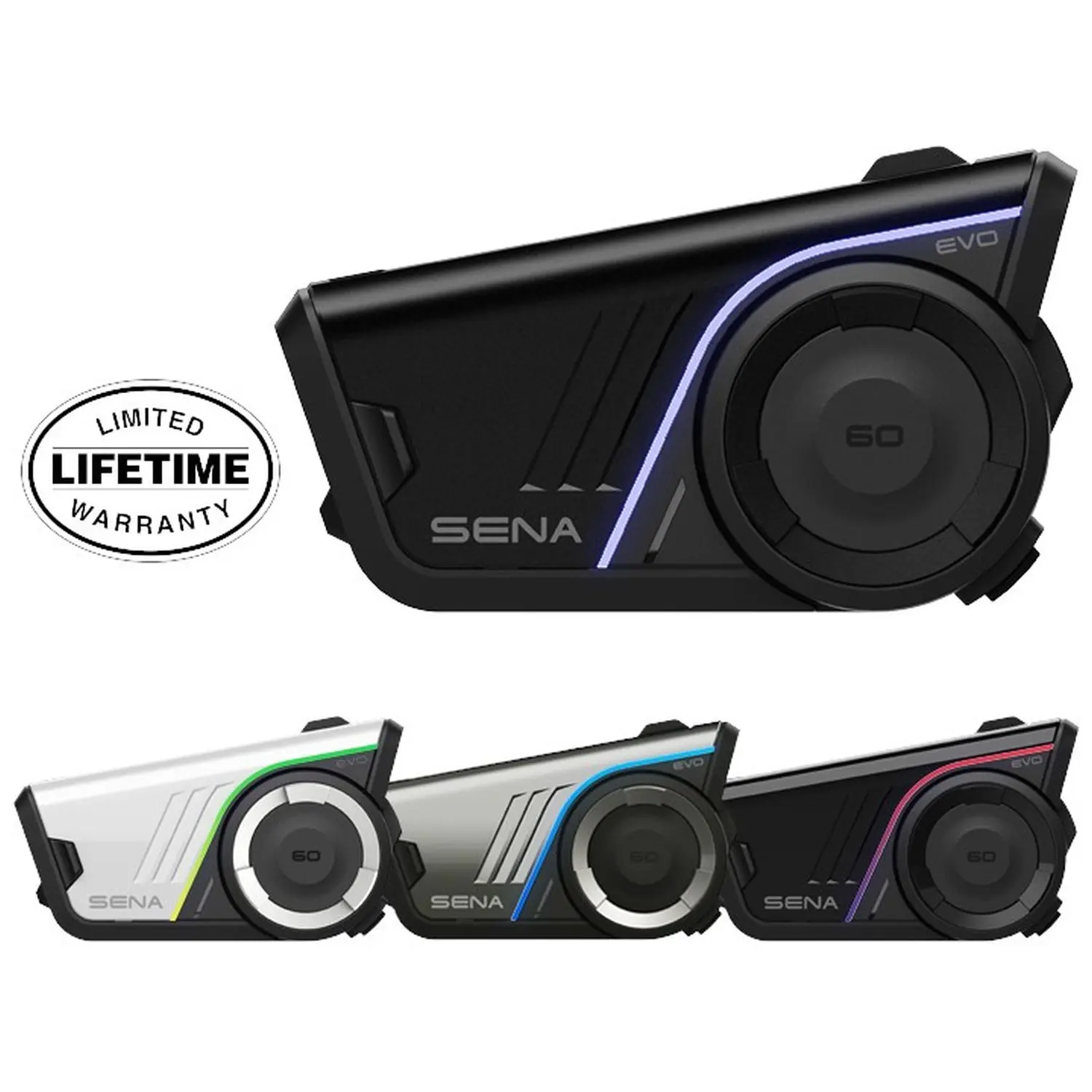 SENA motocyklový interkom 60S EVO MESH 3.0 2.0 BLUETOOTH 5.3 WAVE do 2000m se zvukovým systémem BOSE ( 2 sady ) (EL) ( )