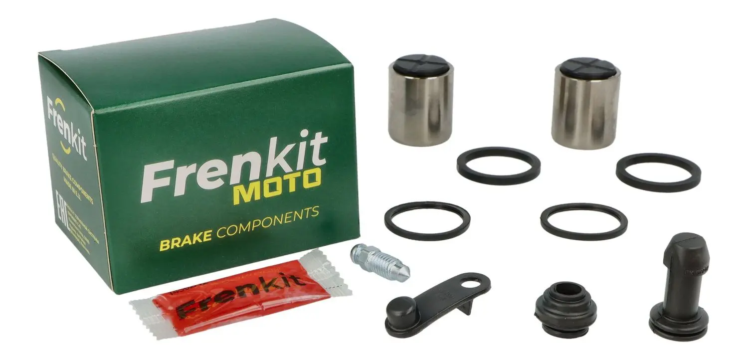 FRENKIT MOTO opravná sada brzdového třmenu (těsnění + písty) NISSIN (píst fi 27mm) přední KAWASAKI J 125 '16-'22, J 300 '14-'22 (FRENKIT MOTO opravná)