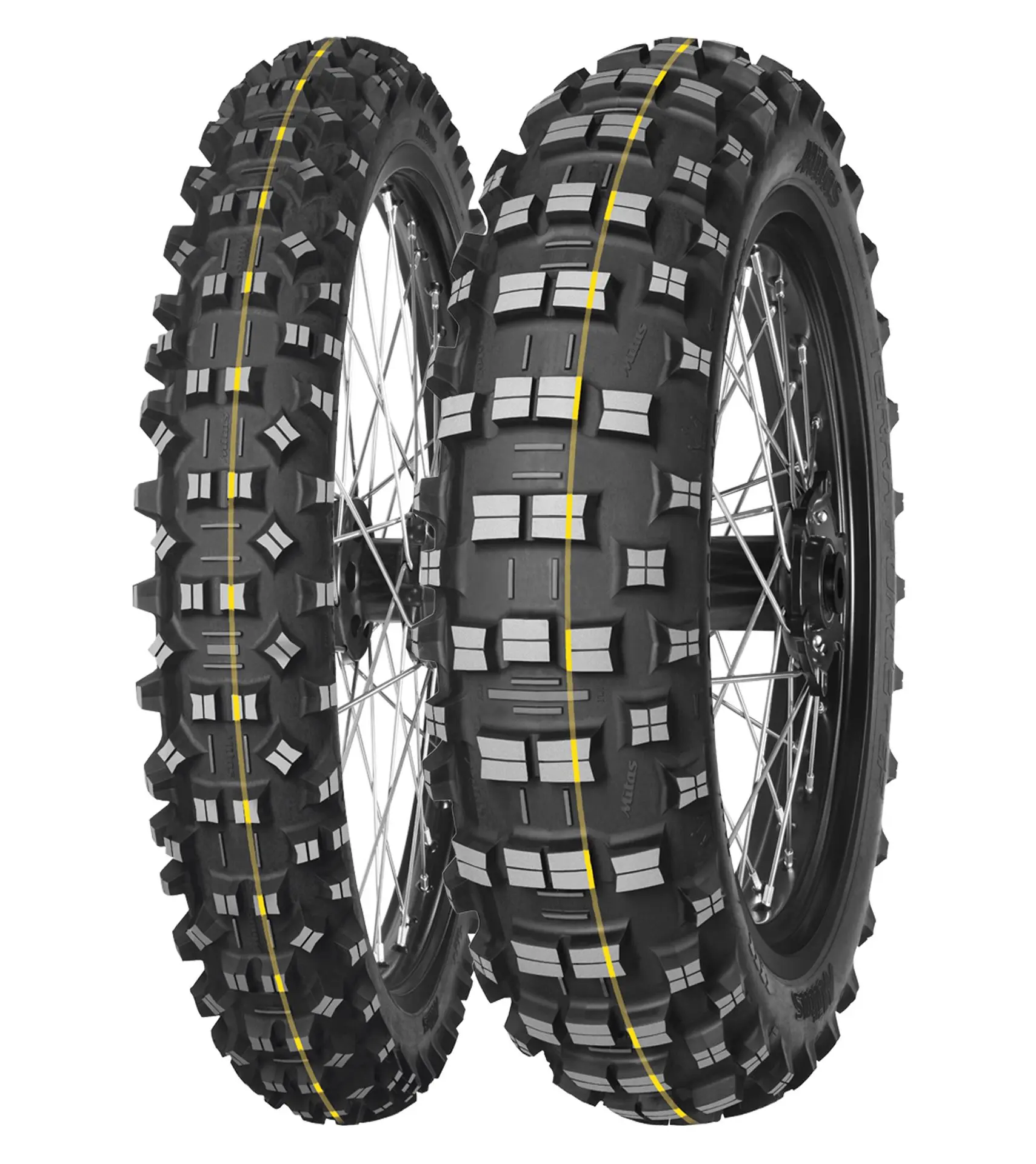 MITAS 120/90-18 TERRA FORCE-EF SUPER 65R TT ZADNÍ (ŽLUTÝ PROUŽEK) DOT 2026 (náhradní:70000179,70000202) ( )