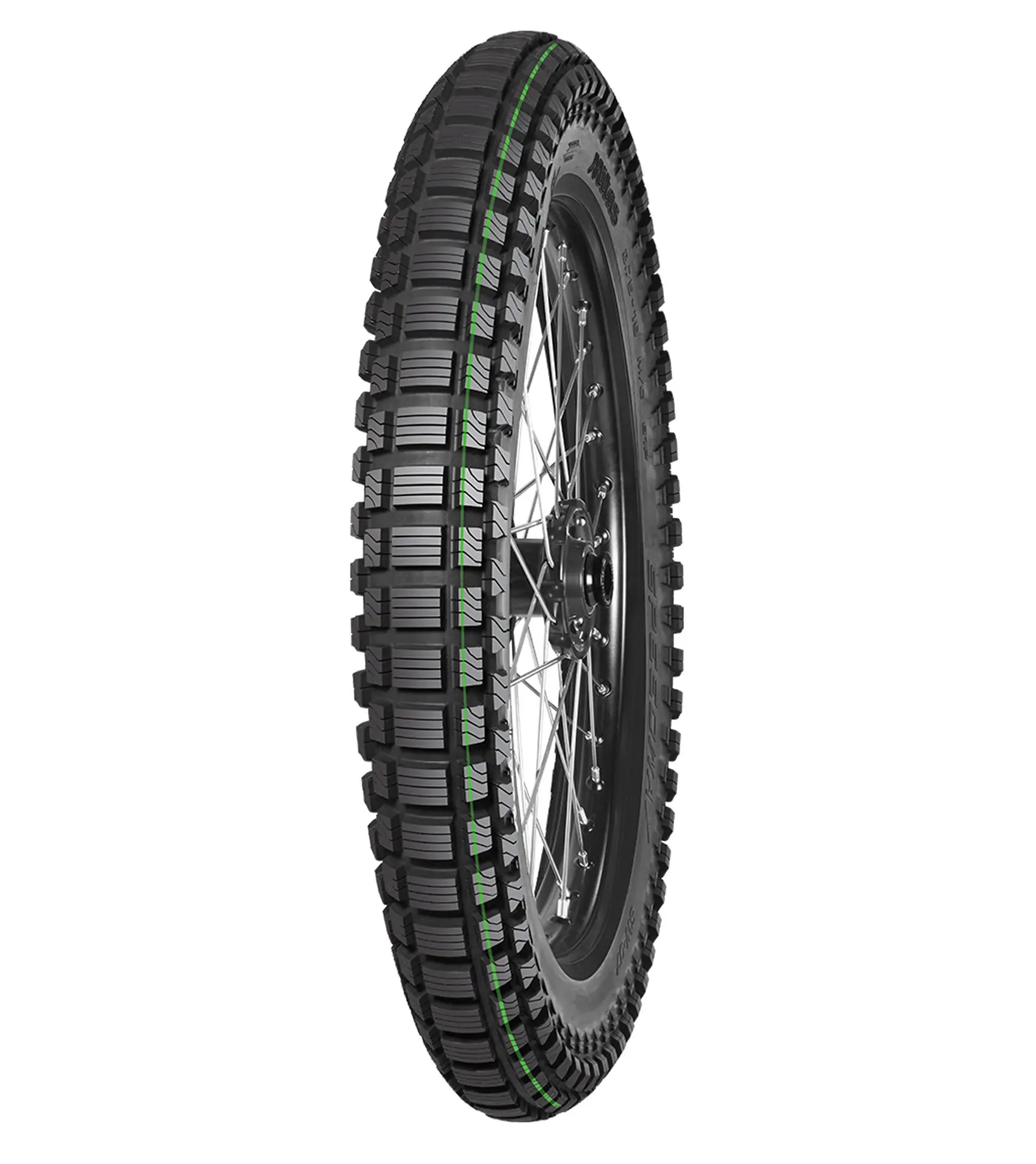 MITAS 3.75-19 SPEEDWAY SOFT 61P TT NHS (ZELENÝ PROUŽEK) ZADNÍ DOT 2025 (DOT:XVDP/JXDP) (náhradní:70000343) ( )