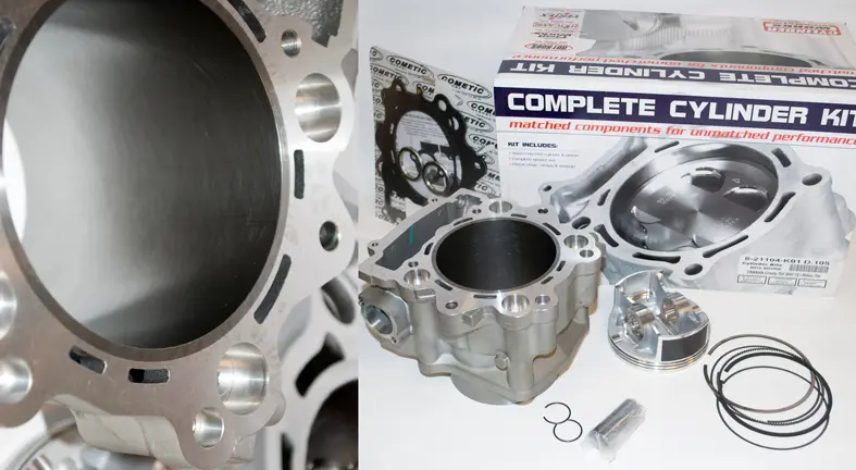 CYLINDER WORKS kompletní válec YAMAHA YFM 700 GRIZZLY 07-13, RHINO 08-13 BIG BORE (+3mm=727cm3) (litinový plášť) (8-21104-K01) ( )