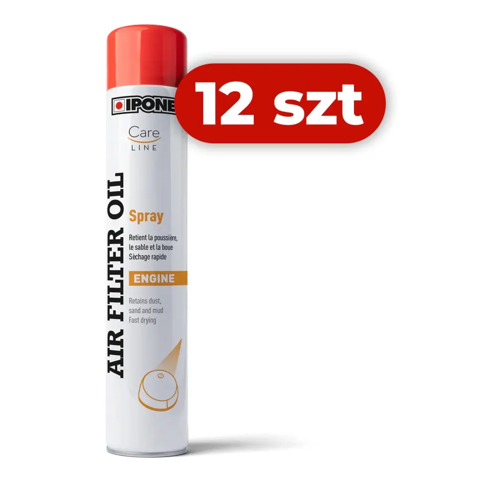 IPONE sprej AIR FILTER OIL kapalina pro napouštění vzduchových filtrů 750ML (CARELINE) (12) KARTON 12 kusů ( )