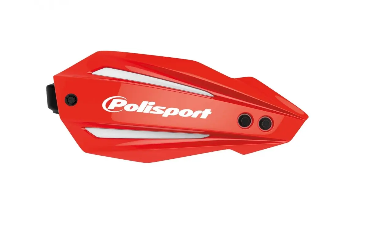 POLISPORT kryty páček model BULLIT FULL WRAP AROUND s univerzální montážní sadou 22/28 barva červená ( )