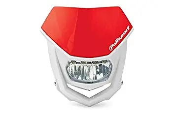 POLISPORT světlomet přední univerzální HALO s žárovkou LED barva červená HONDA ( )
