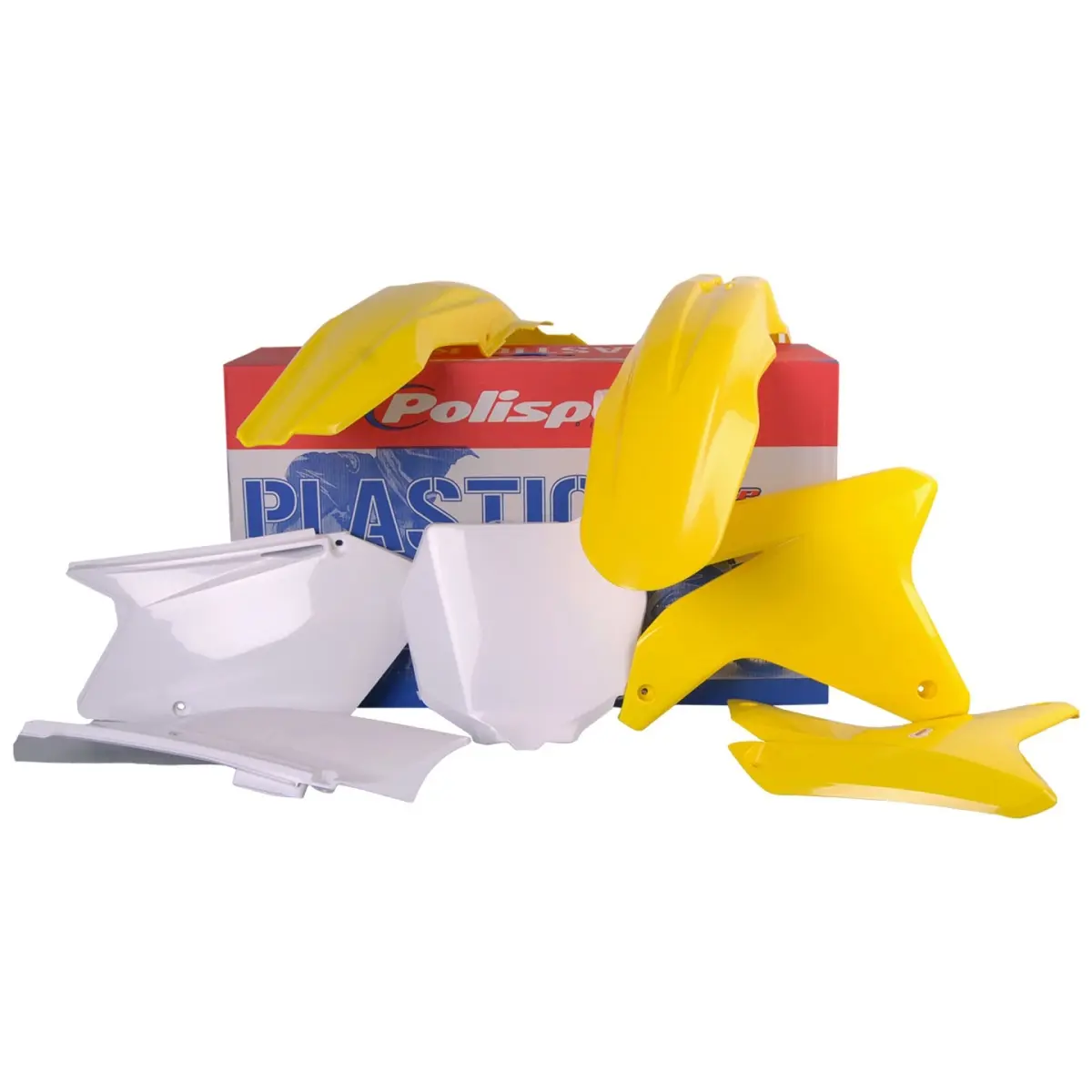 POLISPORT kompletní sada plastů SUZUKI RMZ 450 05-06 barva žlutá OEM ( )