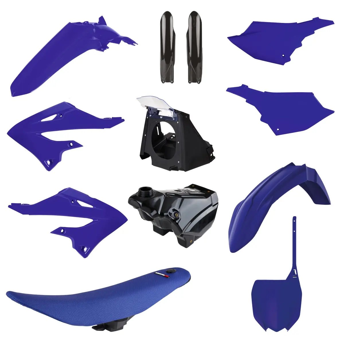 POLISPORT kompletní sada plastů YAMAHA YZ 125/250 02-21 (restyling na model 2022) (obsahuje nádrž paliva; kompletní sedlo; airbox; přední i zadní