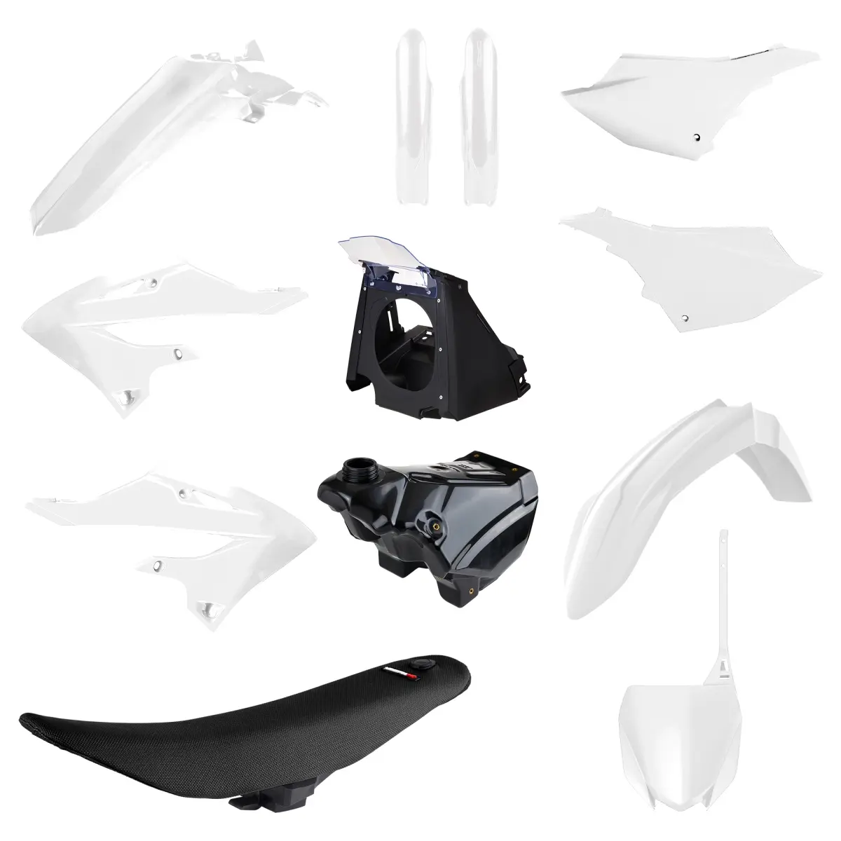 POLISPORT kompletní sada plastů YAMAHA YZ 125/250 02-21 (restyling na model 2022) (obsahuje nádrž paliva; kompletní sedlo; airbox; přední i zadní
