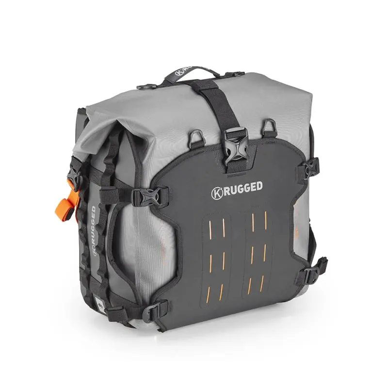 KAPPA boční brašny s deskou MONOKEY 100% voděodolné barva černá/šedá (K' RUGGED) (pár) ( )