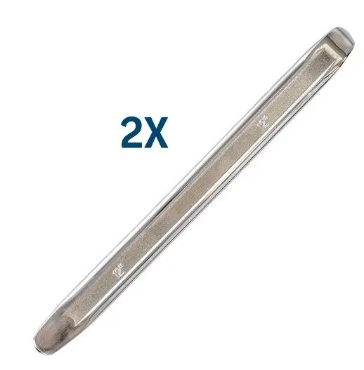 BIKETEC sada 2 kusy montážní páky na pneumatiky rovné / ploché 300 X 25 X 9 mm (30 cm) ( )
