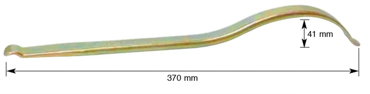 BUZZETTI montážní páka na pneumatiky ohnutá se stopkou 37cm ( )