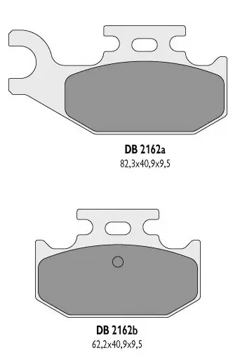 DELTA BRAKING brzdové destičky KH428 YAMAHA YFM 700 RAPTOR zadní - nahrazuje DB2372OR-D ( )