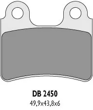 DELTA BRAKING brzdové destičky KH303 - nahrazuje DB2450QD-N i DB2450MX-N ( )