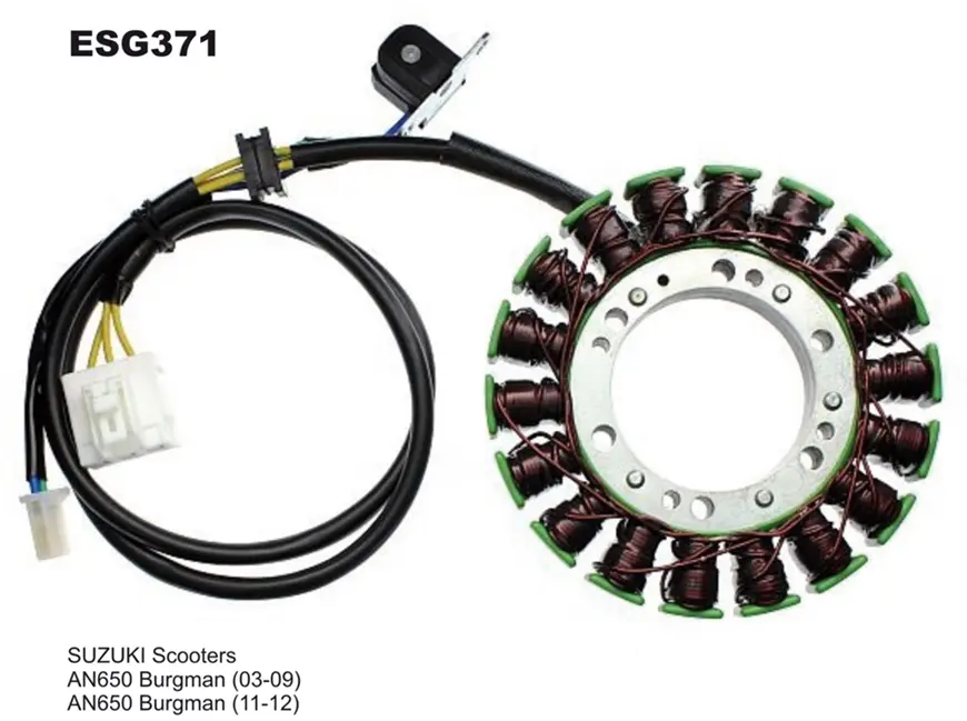 ELECTROSPORT vinutí alternátoru (stator) SUZUKI AN 650 BURGMAN (03-12) (s impulzním snímačem) ( )