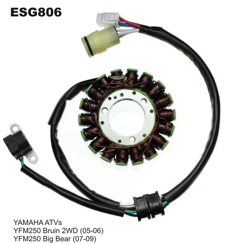 ELECTROSPORT vinutí alternátoru (stator) YAMAHA YFM 250 BIG BEAR (07-09), BRUIN (05-06) ( )