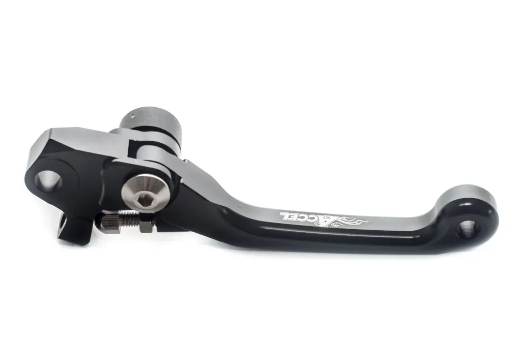 ACCEL výklopná brzdová páka YAMAHA YZF 250 07-26, YZF 450 08-26, YZ125/250 08-26, KAWASAKI KXF`13-20 barva černá ( )