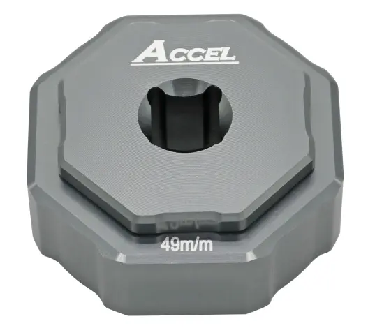 ACCEL servisní klíč na přední odpružení dvoukomorové KAYABA (KYB) sada pro vyšroubování vložky a hlavní matice 49mm (KAYABA,KYB)