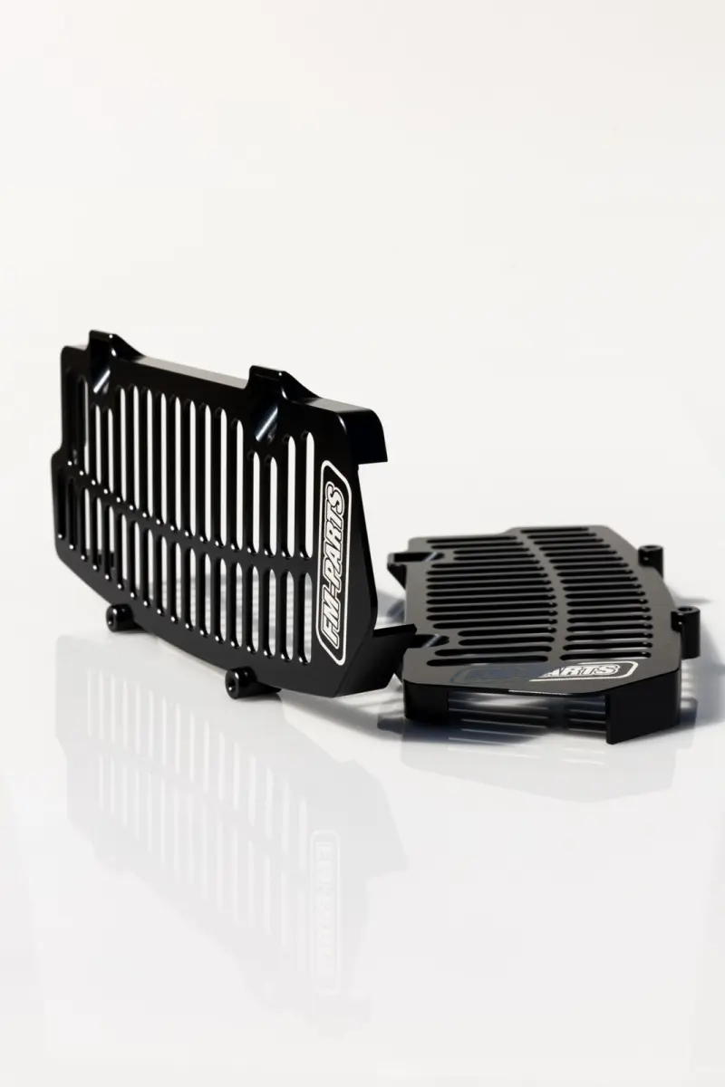 FM-PARTS kryty chladiče (mřížky) hliník KTM/HUSQVARNA/GAS GAS 20-26 TBI / TPI barva černá ( )