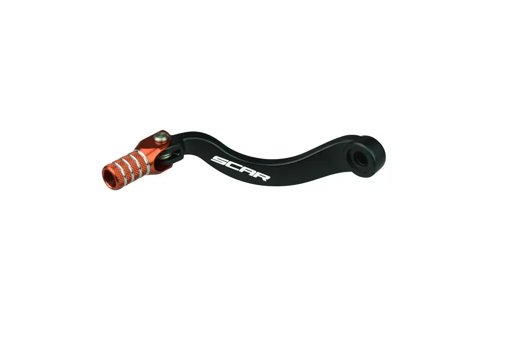 SCAR nová závodní páka řazení KTM 690 DUKE 08-19, 701 ENDURO / SUPERMOTO 16-26 barva oranžová ( )