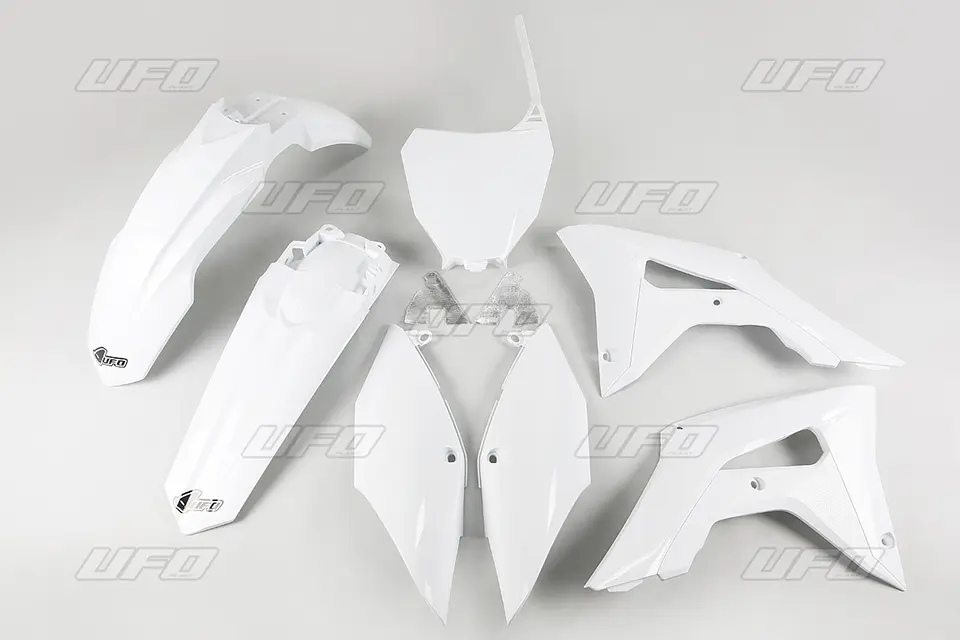 UFO kompletní sada plastů HONDA CRF 250R 18-21, CRF 450R 17-20 barva bílá (HO119E041) ( )