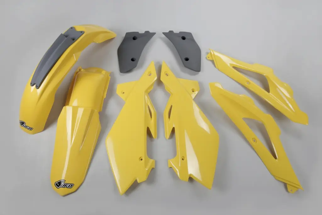 UFO kompletní sada plastů HUSQVARNA TC 125/250 05-07 barva žlutá / šedá (HU602E103) ( )