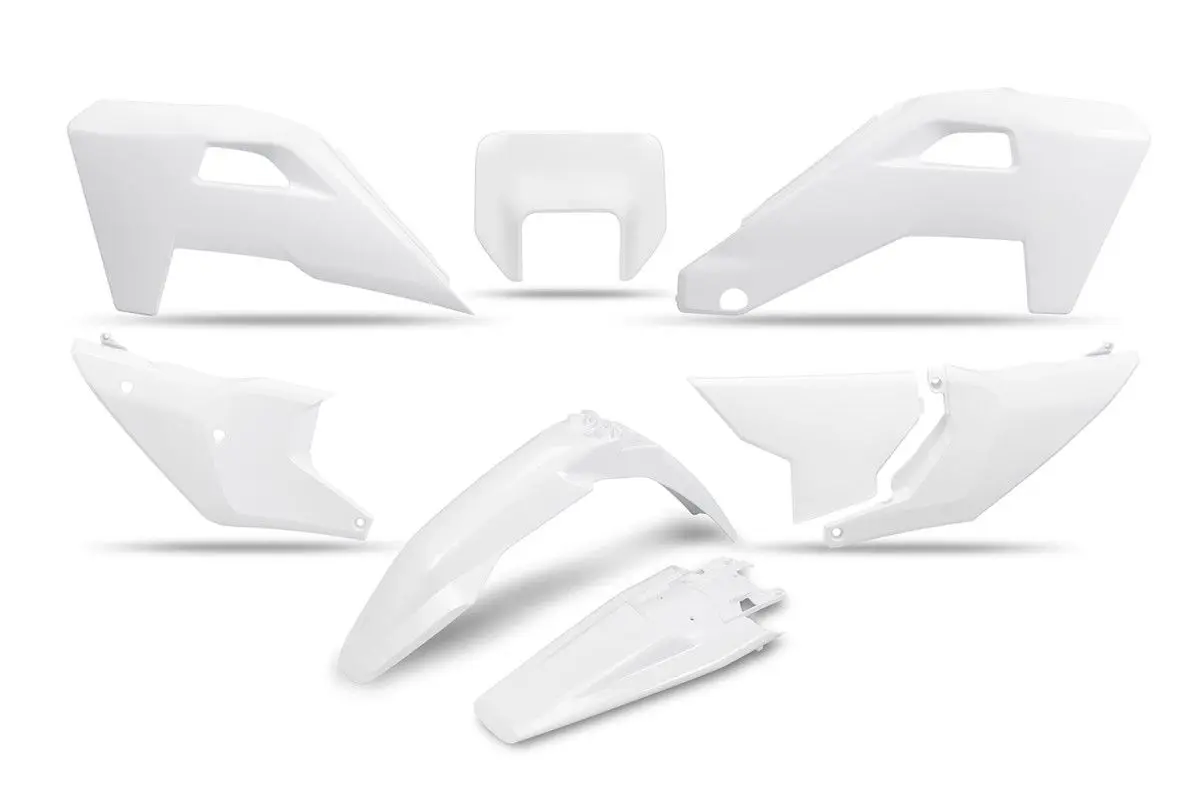 UFO kompletní sada plastů HUSQVARNA FE 250 / 350 / 450 / 501 25-26, TE 250 / 300 HERITAGE 25-26 barva bílá ( )