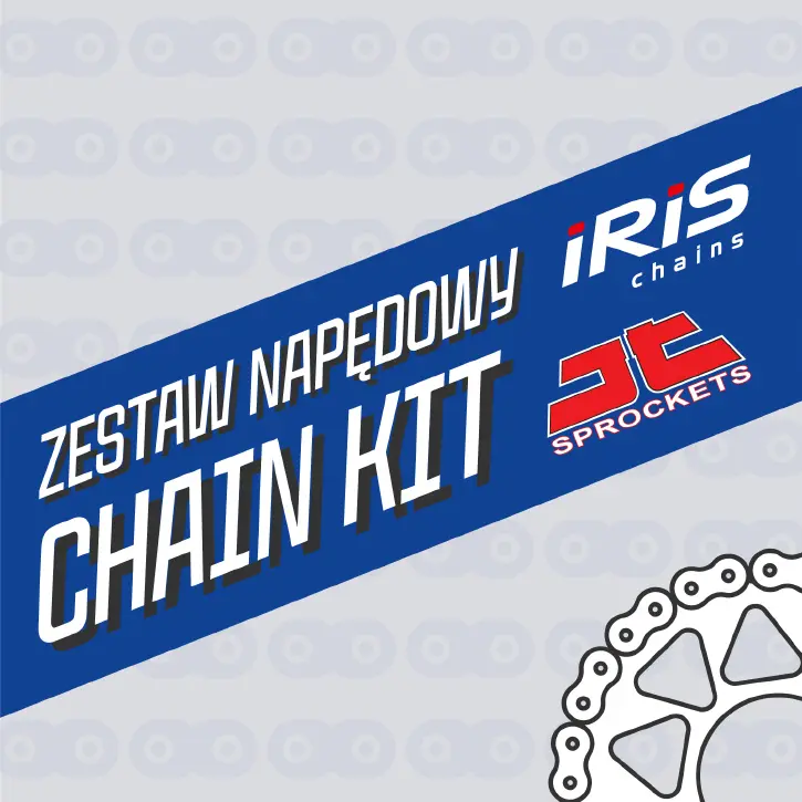 IRIS sada pohonu kompletní SUZUKI DL 650 V-STROM (XT, ADVENTURE) '07-'24 (15/47/525XR-118GB) (řetězová kolečka JT, řetěz IRIS XR zlatý, spojka) ( )