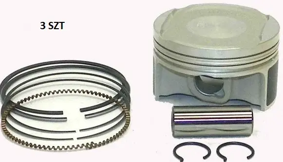 WOSSNER komplet pístů SEA DOO SPARK ACE 14-19 (4T) (+0,50mm=74,50mm) (píst 74,44mm) (3 kusy) (čep 17mm) (píst SEA DOO) 9.5:1 (K6513D050-3) ( )