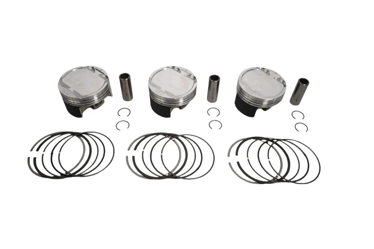 WOSSNER komplet pístů SEA DOO SPARK ACE 14-19 (4T) (74,00mm) (píst 73,94mm) (3 kusy) (čep 17mm) (píst SEA DOO) 11.0:1 (K6514DA-3) ( )