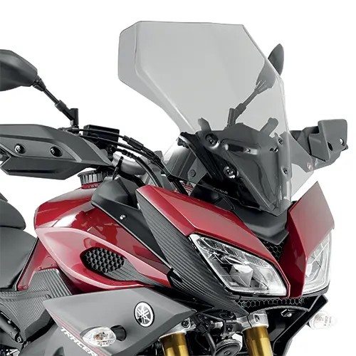 KAPPA plexi YAMAHA MT 09 850 TRACER 15-17 48 X 42 cm ztmavené ( )