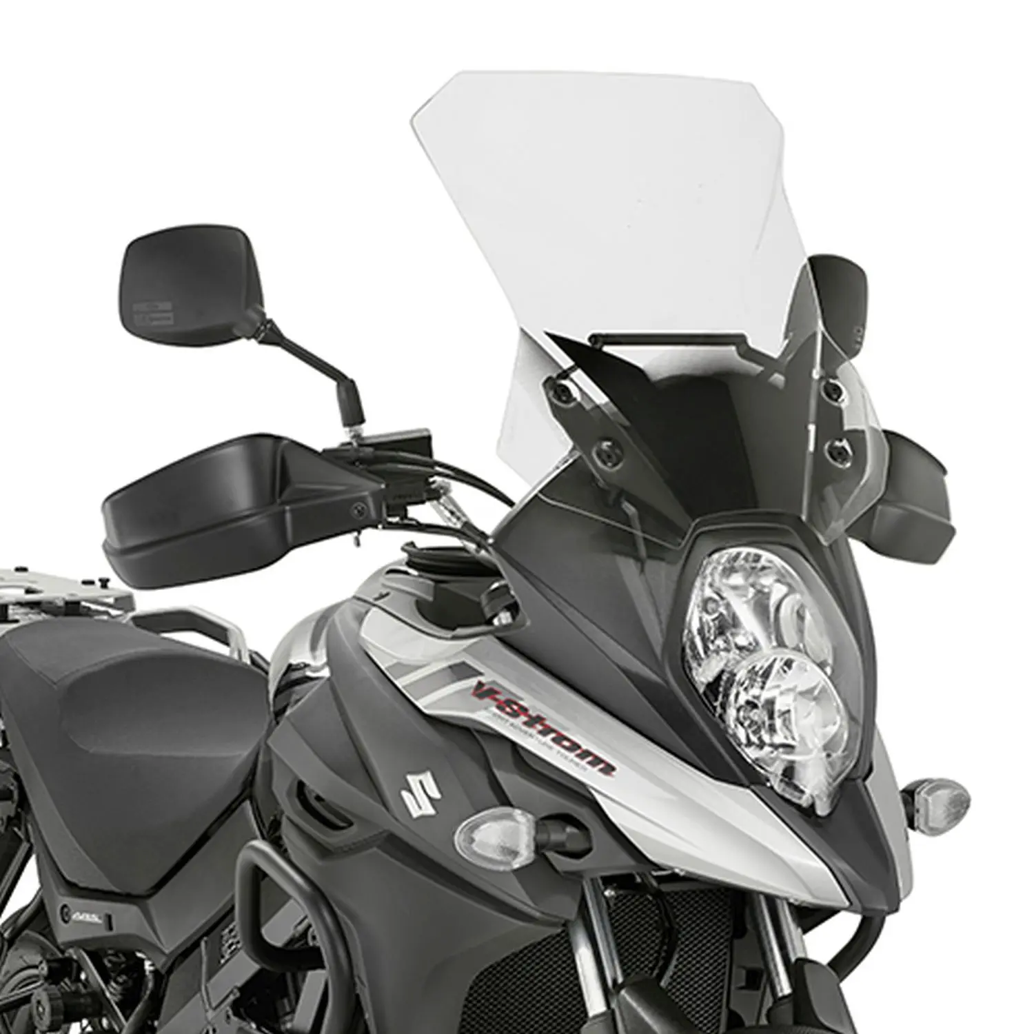 KAPPA plexi štít SUZUKI DL 650 V-STROM 17-24 44 x 43 cm průhledný - poškozená dolní hrana štítu ( )