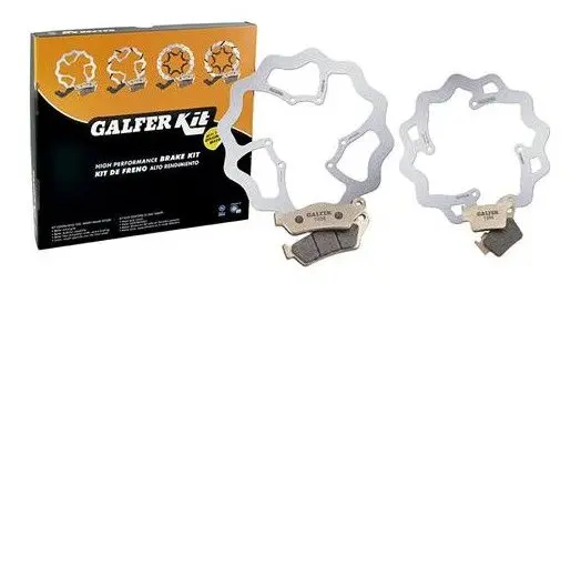 GALFER sada YAMAHA YZ 260F 16-27; YZ 450F 16-17; WR 450F 20- (brzdové kotouče a destičky vpředu a vzadu) ( )