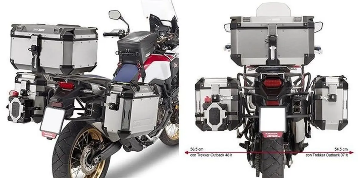 KAPPA boční nosič kufru MONOKEY CAM SIDE HONDA CRF 1000L AFRICA TWIN (16-17) - pod kufry KFR KFORCE a KVG KVOYAGER ALU ( )