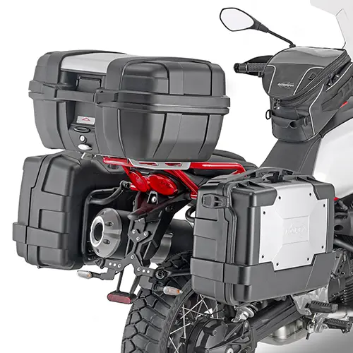 KAPPA boční nosič kufru rychlá montáž MONOKEY MOTO GUZZI V85 TT 19-23 - také pod kufry MONOKEY KMS KMISSION ALU ( )
