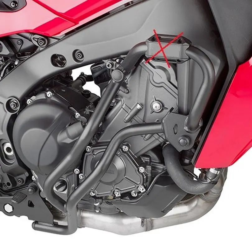 KAPPA padací rám YAMAHA TRACER 9 21-24, TRACER 9GT 21-24, TRACER 9GT+ 21-24 černá - nahrazuje KN2159 ( )