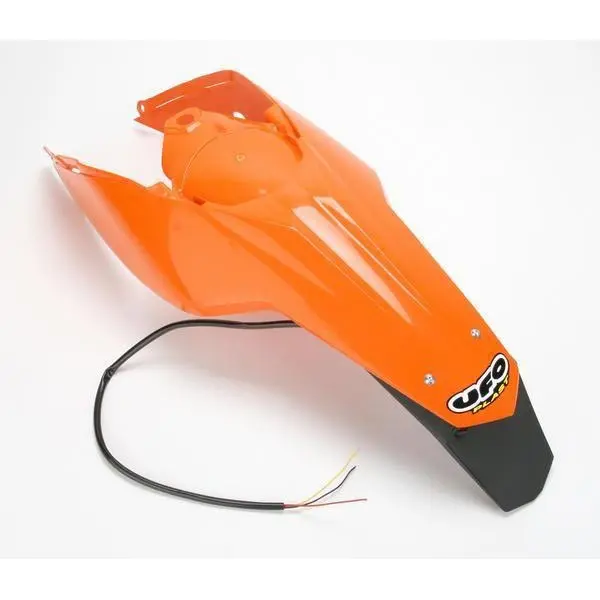 UFO zadní blatník KTM SX/SXF 11-13 se světlem barva oranžová ( ENDURO se světlem LED ) ( )