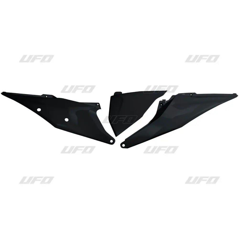 UFO boční tabulky na startovací číslo KTM SX/SXF(SX-F) 125/150/250/350/450 19-22, EXC 125 20-21, EXC/EXCF(EXC-F) 150/250/300/350/450/500 TPI 20-2023 s