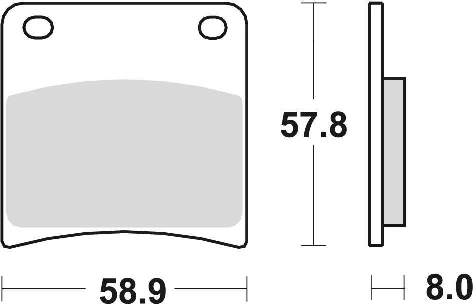 TRW ZF brzdové destičky KH146 sintrované STREET SUZUKI GSXF 600 / 750 88-97, VX 800 90-95, GSXF 1100 88-96, GSX 1100 G 91-93, přední/zadní ( )