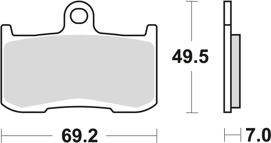 TRW ZF brzdové destičky KH347 organické KAWASAKI Z 800 13-17, Z 900 17-21, Z 1000 03-06, SUZUKI GSX 750 17-21, GSX 1300 07-10, INDIAN CHIEF / CHIEF