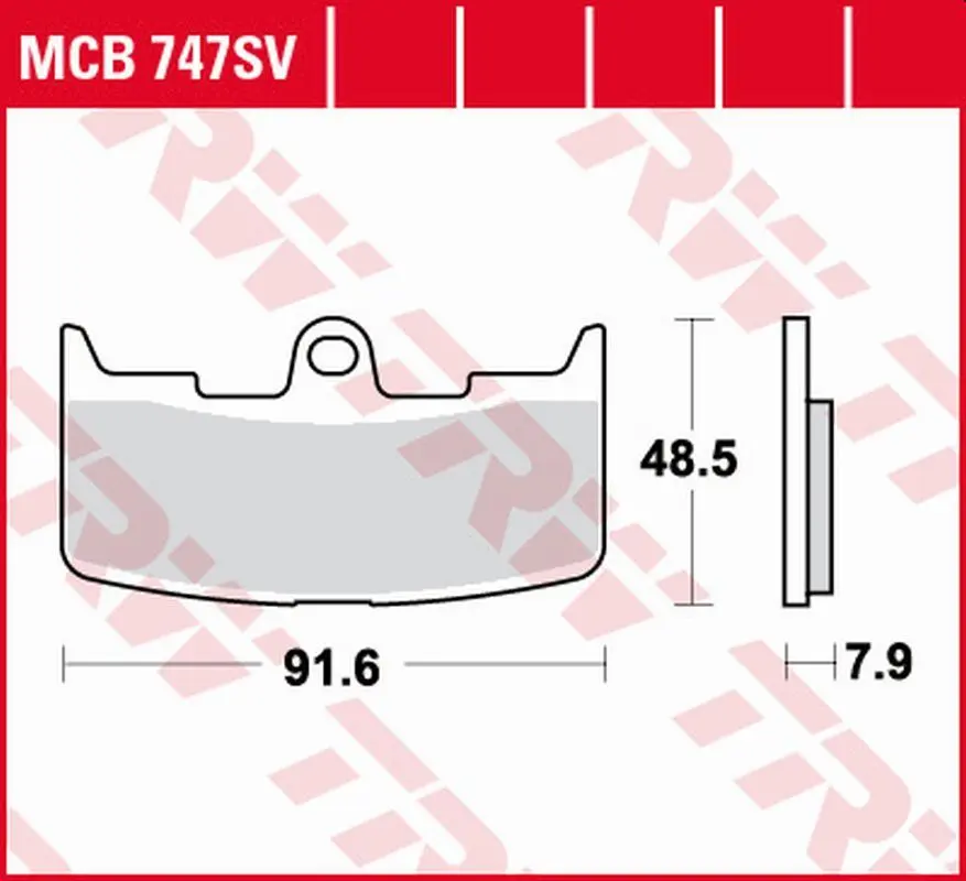 TRW ZF brzdové destičky KH345 sintrované STREET BUELL XB-9R FIREBOLT 02-07, XB-9S/SX LIGHTNING 03-10, XB-12S/R/X/TT FIREBOLT/LIGHTNING 04-08, XB-12X