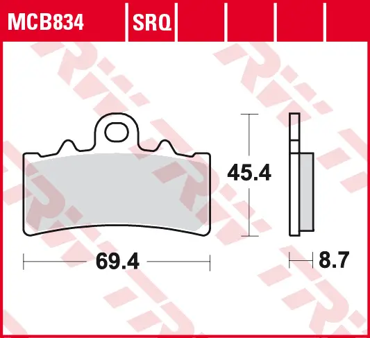 TRW ZF brzdové destičky KH606 sintrované STREET BMW G 310 R / GS 16-, C 400 GT / X 18-, KTM DUKE 125 11-, 390 ADV / DUKE 13-, přední ( )