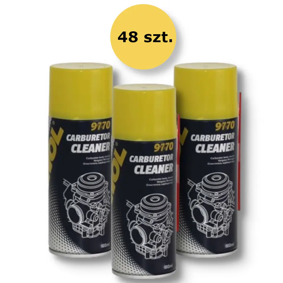 MANNOL CARBURETOR CLEANER sprej na čištění karburátoru 600 ML (9770) (48) karton 48 kusů (set) ( )